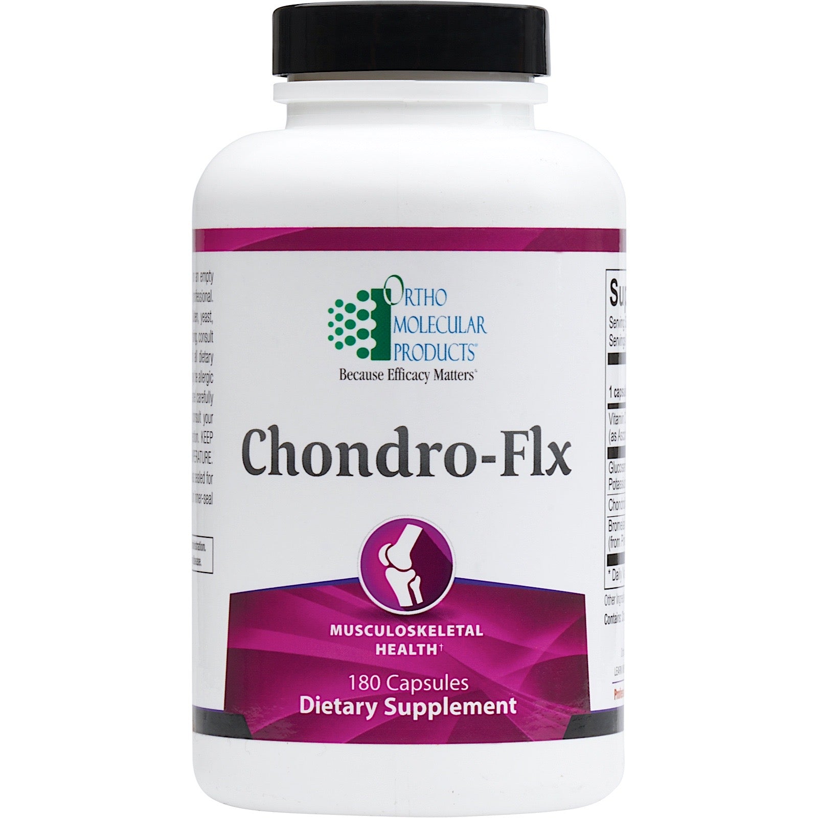 Ortho Molecular, Chondro-Flx, 180 Capsules UPC 615033015374 | Hilife Vitamins